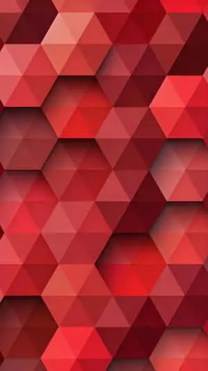 Red Geometric Charm: Minimalist Modern Abstract Wallpaper