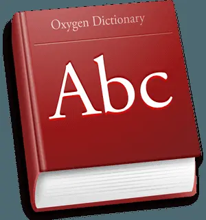 Red Oxygen Dictionary Cover