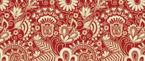 Mixture Of Patterns Red Ultra Wide HD