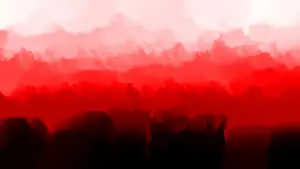 Modern Abstract Pattern of Red, White and Black