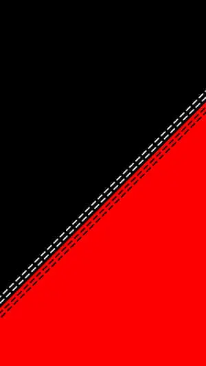 Red White And Black Abstract painting 