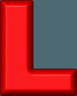 Red3 D Letter L