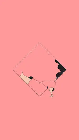 "Vivid Illustration of Diamond Pink Landscape"