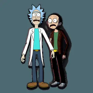 Rick and Morty Characters PNG 06242024