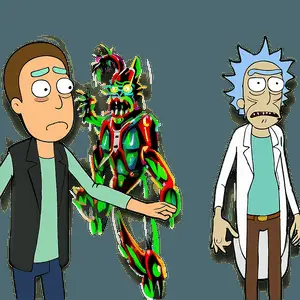 Rick and Morty Scene PNG qkh56