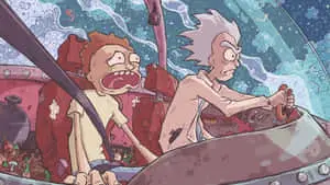 Rick And Morty Zoom Background Space