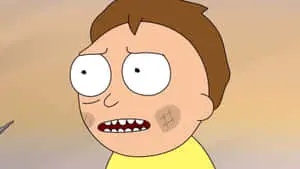 Rick And Morty Zoom Background Worried