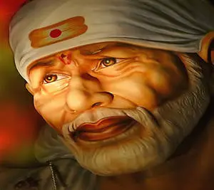 Sai Baba Oil Painting 4K
