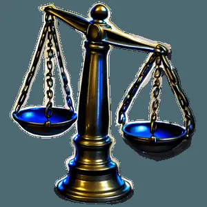Scales of Justice in Nature PNG ygo32