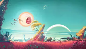 Screaming Sun Rick And Morty PC 4K