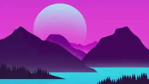 Serene Minimalist Landscape