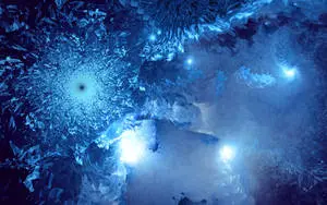 Indigo Frost - A Surreal Cold Crystal Fractal