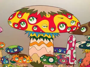 Takashi Murakami Mushrooms 4K