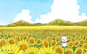 Takashi Murakami Sunflowers 4K