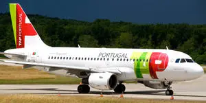 TAP Portugal Plane Near Forest