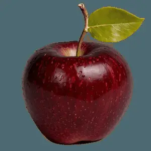 Tempting Red Apple PNG 06272024