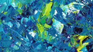 Textured Blue 4K Painting