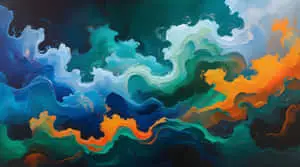 The colourful abstract 