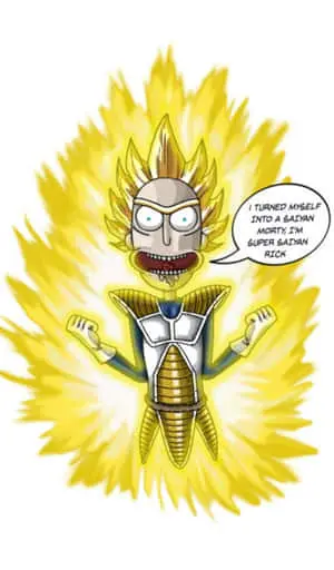 Total Rickall characters in action