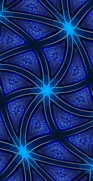 a blue abstract pattern with blue lines