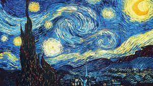Van Gogh Blue Painting