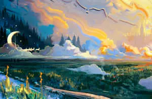 A visit to a colorful abstract world