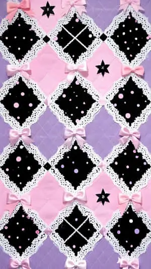 Whimsical girly wallpaper