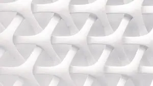 White Abstract 3D Net