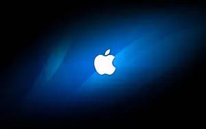 White Apple Logo 4k
