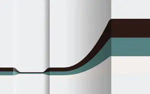 White HD Abstract Segments